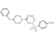 N-[2-(4-benzyl-1-piperidinyl)-2-oxoethyl]-N-ethyl-4-methylbenzenesulfonamide