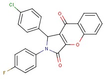 1-(4-chlorophenyl)-2-(4-fluorophenyl)-1,2-dihydrochromeno[2,3-c]pyrrole-3,9-dione