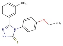 4-(4-ethoxyphenyl)-5-(3-methylphenyl)-2,4-dihydro-3H-1,2,4-triazole-3-thione