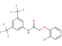 N-[3,5-bis(trifluoromethyl)phenyl]-2-(2-chlorophenoxy)acetamide