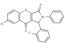 7-chloro-1-(2-fluorophenyl)-2-phenyl-1,2-dihydrochromeno[2,3-c]pyrrole-3,9-dione