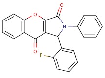 1-(2-fluorophenyl)-2-phenyl-1,2-dihydrochromeno[2,3-c]pyrrole-3,9-dione