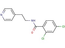 2,4-dichloro-N-[2-(4-pyridinyl)ethyl]benzamide