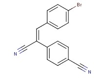4-[2-(4-bromophenyl)-1-cyanovinyl]benzonitrile