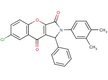 7-chloro-2-(3,4-dimethylphenyl)-1-phenyl-1,2-dihydrochromeno[2,3-c]pyrrole-3,9-dione