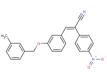 3-{3-[(3-methylbenzyl)oxy]phenyl}-2-(4-nitrophenyl)acrylonitrile