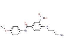 4-[(3-aminopropyl)amino]-N-(4-methoxyphenyl)-3-nitrobenzamide