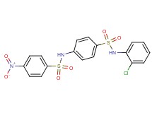 N-(4-{[(2-chlorophenyl)amino]sulfonyl}phenyl)-4-nitrobenzenesulfonamide