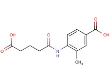 4-[(4-carboxybutanoyl)amino]-3-methylbenzoic acid
