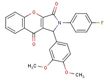 1-(3,4-dimethoxyphenyl)-2-(4-fluorophenyl)-1,2-dihydrochromeno[2,3-c]pyrrole-3,9-dione