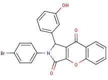 2-(4-bromophenyl)-1-(3-hydroxyphenyl)-1,2-dihydrochromeno[2,3-c]pyrrole-3,9-dione