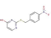 2-[(4-nitrobenzyl)thio]-4-pyrimidinol