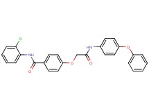N-(2-chlorophenyl)-4-{2-oxo-2-[(4-phenoxyphenyl)amino]ethoxy}benzamide