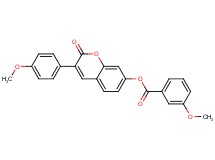 3-(4-methoxyphenyl)-2-oxo-2H-chromen-7-yl 3-methoxybenzoate