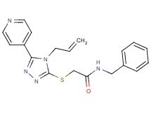 2-{[4-allyl-5-(4-pyridinyl)-4H-1,2,4-triazol-3-yl]thio}-N-benzylacetamide
