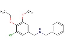 N-benzyl-1-(3-chloro-4-ethoxy-5-methoxyphenyl)methanamine hydrochloride