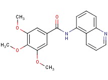 3,4,5-trimethoxy-N-5-quinolinylbenzamide
