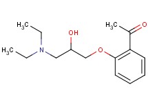 1-{2-[3-(diethylamino)-2-hydroxypropoxy]phenyl}ethanone hydrochloride