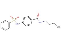 N-butyl-4-[(phenylsulfonyl)amino]benzamide