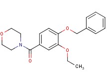 4-[4-(benzyloxy)-3-ethoxybenzoyl]morpholine