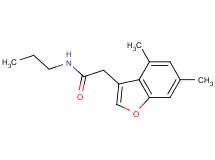 2-(4,6-dimethyl-1-benzofuran-3-yl)-N-propylacetamide