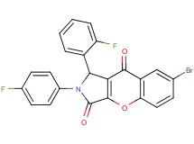 7-bromo-1-(2-fluorophenyl)-2-(4-fluorophenyl)-1,2-dihydrochromeno[2,3-c]pyrrole-3,9-dione