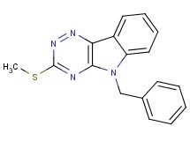 5-benzyl-3-(methylthio)-5H-[1,2,4]triazino[5,6-b]indole