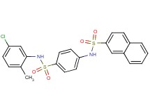 N-(4-{[(5-chloro-2-methylphenyl)amino]sulfonyl}phenyl)-2-naphthalenesulfonamide