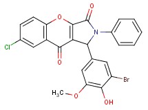 1-(3-bromo-4-hydroxy-5-methoxyphenyl)-7-chloro-2-phenyl-1,2-dihydrochromeno[2,3-c]pyrrole-3,9-dione