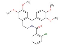 2-(2-chlorobenzoyl)-1-(3,4-dimethoxyphenyl)-6,7-dimethoxy-1,2,3,4-tetrahydroisoquinoline