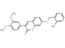 3-(3,4-dimethoxyphenyl)-7-[(2-methylbenzyl)oxy]-2H-chromen-2-one
