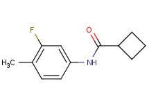 N-(3-fluoro-4-methylphenyl)cyclobutanecarboxamide