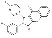 2-(3-bromophenyl)-1-(4-fluorophenyl)-1,2-dihydrochromeno[2,3-c]pyrrole-3,9-dione