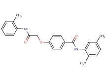 N-(2,5-dimethylphenyl)-4-{2-[(2-methylphenyl)amino]-2-oxoethoxy}benzamide