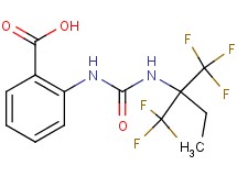 2-[({[1,1-bis(trifluoromethyl)propyl]amino}carbonyl)amino]benzoic acid