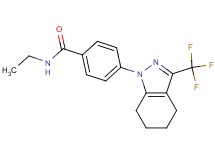 N-ethyl-4-[3-(trifluoromethyl)-4,5,6,7-tetrahydro-1H-indazol-1-yl]benzamide