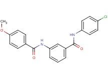 N-(4-chlorophenyl)-3-[(4-methoxybenzoyl)amino]benzamide