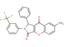 7-methyl-1-phenyl-2-[3-(trifluoromethyl)phenyl]-1,2-dihydrochromeno[2,3-c]pyrrole-3,9-dione