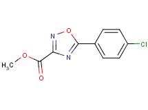 methyl 5-(4-chlorophenyl)-1,2,4-oxadiazole-3-carboxylate