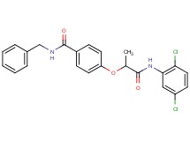N-benzyl-4-{2-[(2,5-dichlorophenyl)amino]-1-methyl-2-oxoethoxy}benzamide