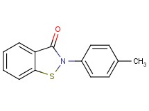 2-(4-methylphenyl)-1,2-benzisothiazol-3(2H)-one