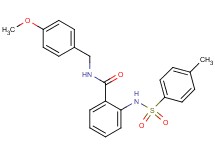 N-(4-methoxybenzyl)-2-{[(4-methylphenyl)sulfonyl]amino}benzamide