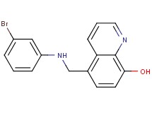 5-{[(3-bromophenyl)amino]methyl}-8-quinolinol