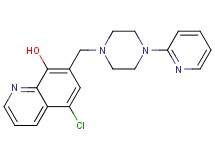 5-chloro-7-{[4-(2-pyridinyl)-1-piperazinyl]methyl}-8-quinolinol
