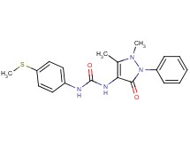 N-(1,5-dimethyl-3-oxo-2-phenyl-2,3-dihydro-1H-pyrazol-4-yl)-N'-[4-(methylthio)phenyl]urea