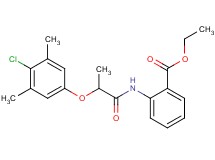 ethyl 2-{[2-(4-chloro-3,5-dimethylphenoxy)propanoyl]amino}benzoate