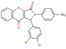 1-(3,4-dichlorophenyl)-2-(4-methylphenyl)-1,2-dihydrochromeno[2,3-c]pyrrole-3,9-dione