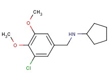 N-(3-chloro-4,5-dimethoxybenzyl)cyclopentanamine hydrochloride