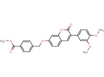 methyl 4-({[3-(3,4-dimethoxyphenyl)-2-oxo-2H-chromen-7-yl]oxy}methyl)benzoate