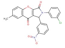 2-(3-chlorophenyl)-7-methyl-1-(3-nitrophenyl)-1,2-dihydrochromeno[2,3-c]pyrrole-3,9-dione